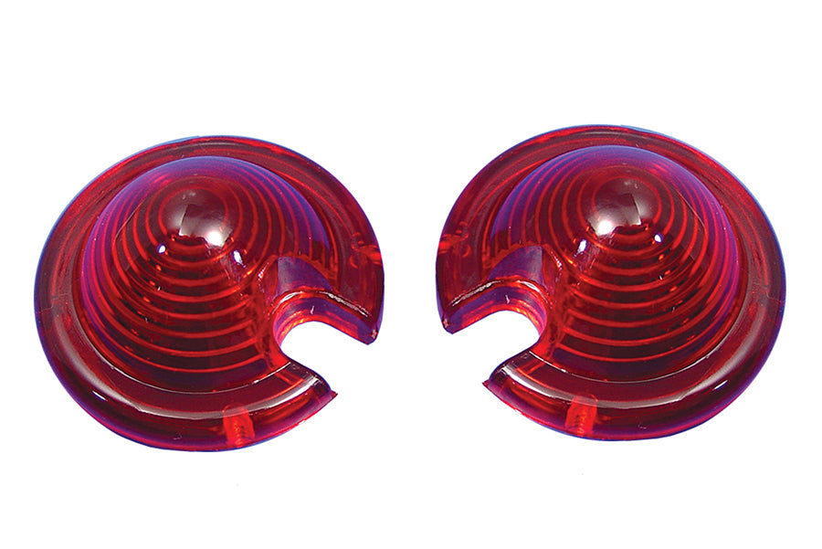 HARLEY Replacement Red Lens Set for Turn Signal fits 0-  Replacement, application for tombstone tail lamp
