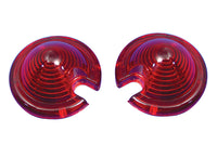HARLEY Ersatz-Rotlichtglas-Set für Blinker, passend für 0- Ersatz, Anwendung für Tombstone-Rücklicht