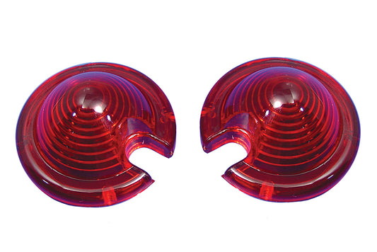 HARLEY Replacement Red Lens Set for Turn Signal fits 0-  Replacement, application for tombstone tail lamp