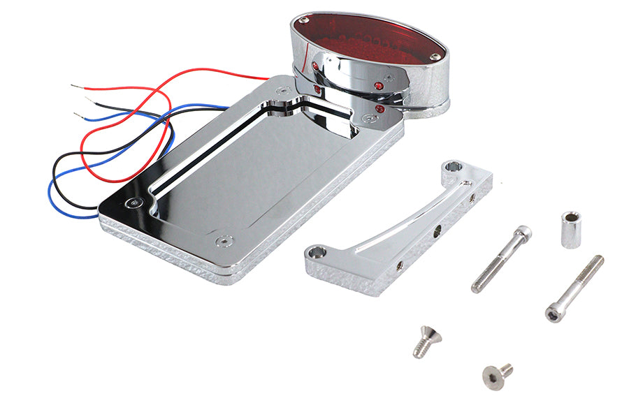 HARLEY Cateye Vertikales Rücklicht-Kit Passend für 1989-UP FXST, 1991-2017 FXD, 1989-UP FLST,