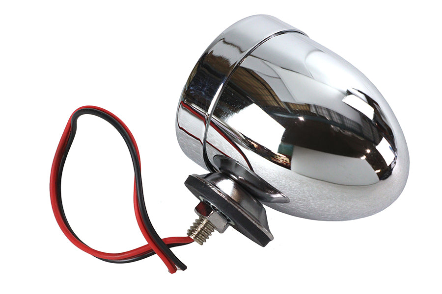 HARLEY Chrome Bullet Marker Lamp 2 Wire Type Fits 0-  Custom, application