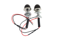 HARLEY Nummernschildrahmen-Schraubensatz mit Glaslinse und LED-Licht, passend für 0-Custom, Anwendung
