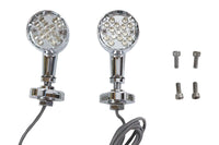 HARLEY Blinker Set Bullet Orange mit Montagefuß Passend für 0- Custom, Anwendung