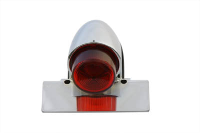 HARLEY Chrome Sparto Tail Lamp with Bulb Fits 0-  Custom, application