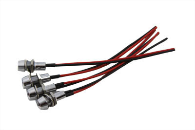 HARLEY LED-Kontrollleuchten-Set, rot, passend für 0- Custom, Anwendung