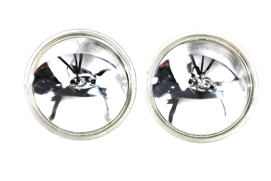 HARLEY Clear 4-1/2 Zoll 12 Volt Sealed Beam Spotlampenbirnen-Set passend für 0- Alle, 4-1/2 Spotlampen" 0- Alle