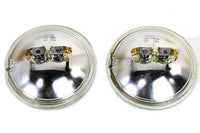 HARLEY Clear 4-1/2 Zoll 12 Volt Sealed Beam Spotlampenbirnen-Set passend für 0- Alle, 4-1/2 Spotlampen" 0- Alle