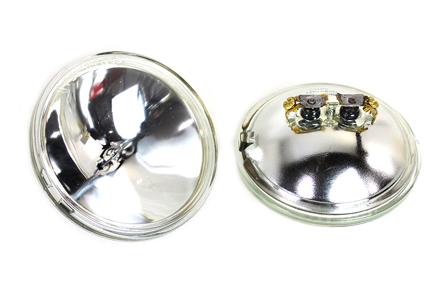 HARLEY Clear 4-1/2 Zoll 12 Volt Sealed Beam Spotlampenbirnen-Set passend für 0- Alle, 4-1/2 Spotlampen" 0- Alle