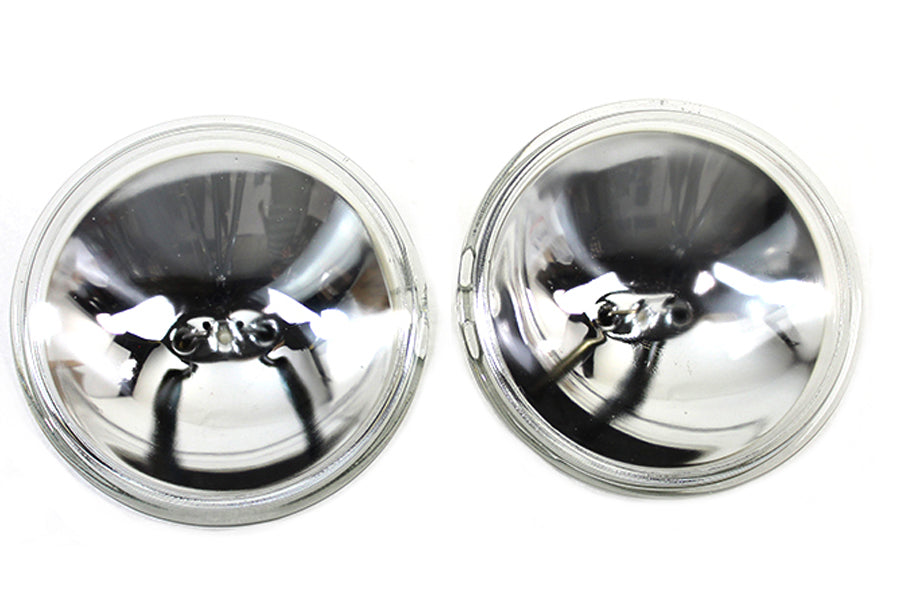 HARLEY Klar 4-1/2 Zoll 12 Volt Sealed Beam Zusatzscheinwerfer Glühlampenset Passend für 0- Alle, 4-1/2 Zusatzscheinwerfer"