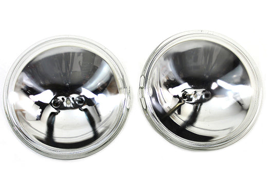 HARLEY Klar 4-1/2 Zoll 12 Volt Sealed Beam Zusatzscheinwerfer Glühlampenset Passend für 0- Alle, 4-1/2 Zusatzscheinwerfer"