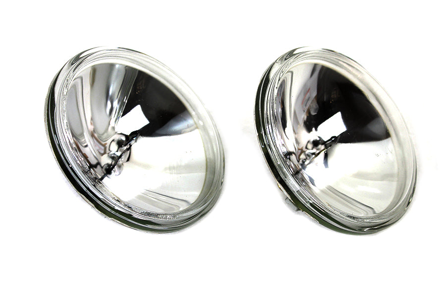 HARLEY Klar 4-1/2 Zoll 12 Volt Sealed Beam Zusatzscheinwerfer Glühlampenset Passend für 0- Alle, 4-1/2 Zusatzscheinwerfer"
