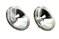 HARLEY Klar 4-1/2 Zoll 12 Volt Sealed Beam Zusatzscheinwerfer Glühlampenset Passend für 0- Alle, 4-1/2 Zusatzscheinwerfer"