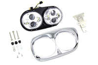 HARLEY Chrome Dual LED Headlamp Unit fits 2004-2013 FLTR,