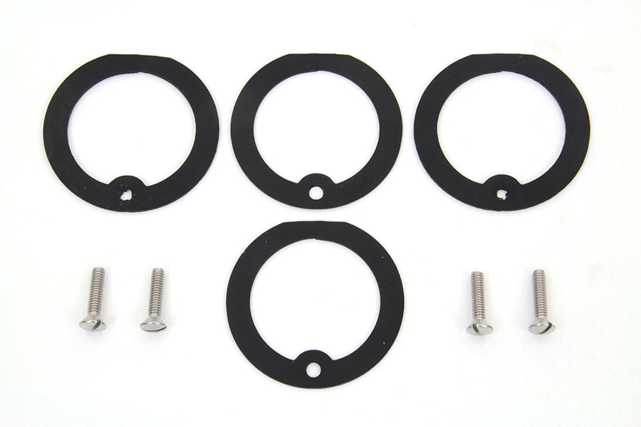 HARLEY Bullet Marker Leuchten Dichtungssatz Passend für 1941-1984 FL, 1948-1984 FLH,