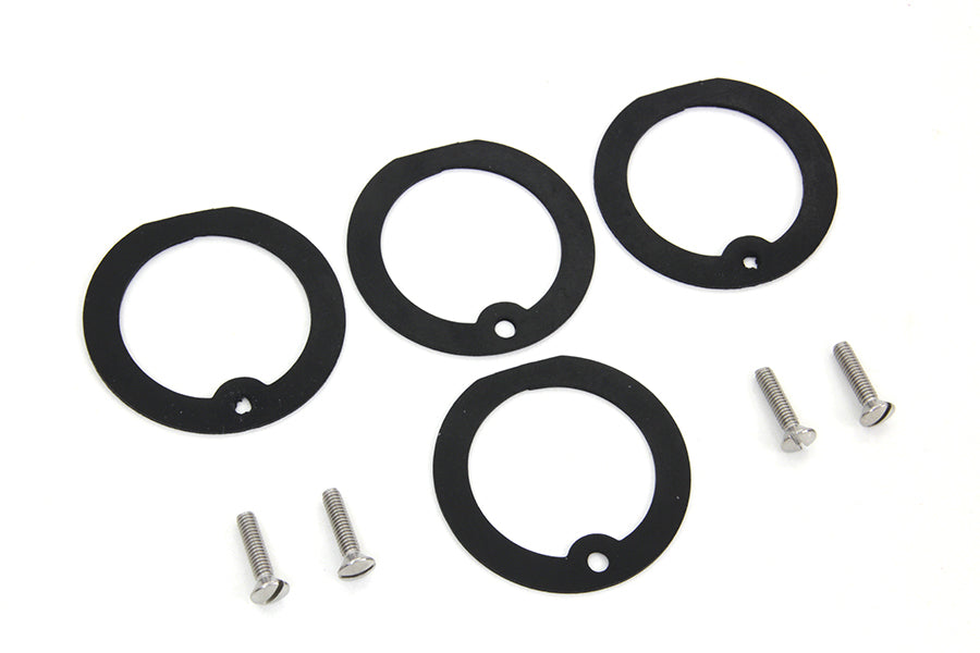 HARLEY Bullet Marker Leuchten Dichtungssatz Passend für 1941-1984 FL, 1948-1984 FLH,