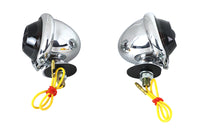 HARLEY Blinker Set Kugel Chrom mit getöntem Glas 0-  Custom, Anwendung