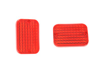 HARLEY Markierungsleuchtenglas-Set, Rot, Standard-Stil, passend für 0-, Ersatzteil, Anwendungsteil für Tourenlampen