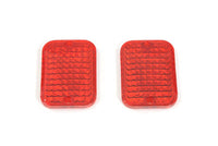 HARLEY Markierungsleuchtenglas-Set, Rot, Standard-Stil, passend für 0-, Ersatzteil, Anwendungsteil für Tourenlampen