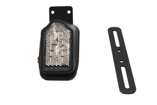 HARLEY Black Mini Tombstone Tail Lamp with Bracket Fits 0-  Custom, application