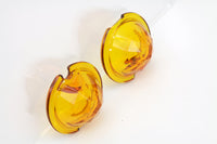 HARLEY Rücklichtglas-Set Facettiert Bernstein Passend für 1949-1985 FL,