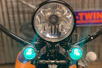 HARLEY Rücklichtglas-Set Facettiert Grün Passend für 1949-1985 FL,
