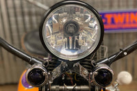 HARLEY Rücklichtglas-Satz Facettiert Violett Passend für 1949-1985 FL,