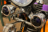 HARLEY Rücklichtglas-Satz Facettiert Violett Passend für 1949-1985 FL,