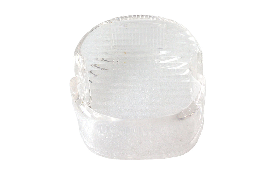 HARLEY Rücklichtglas, flach, waagerecht, schlank, klar, passend für 1979-1998 FLT,