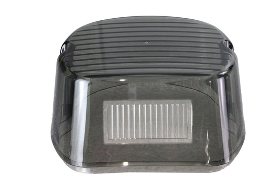 HARLEY Rücklichtglas, flach, horizontal, schlankes Design, rauchfarben, passend für 1979-1998 FLT,