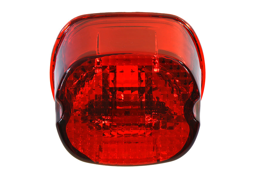HARLEY Rücklichtglas, flach, rot, passend für 2004-2007 FLT,