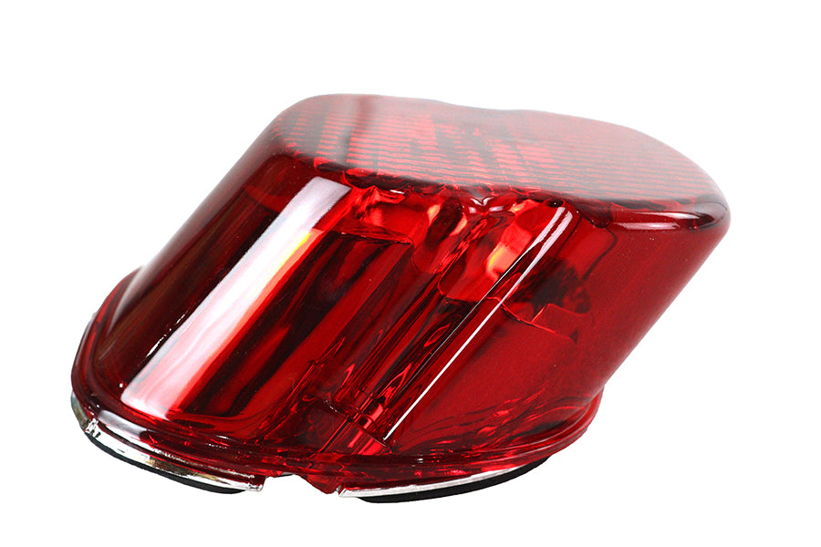 HARLEY Rücklichtglas, flach, rot, passend für 2004-2007 FLT,