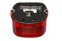 HARLEY Rücklichtglas, flach, rot, passend für 2004-2007 FLT,