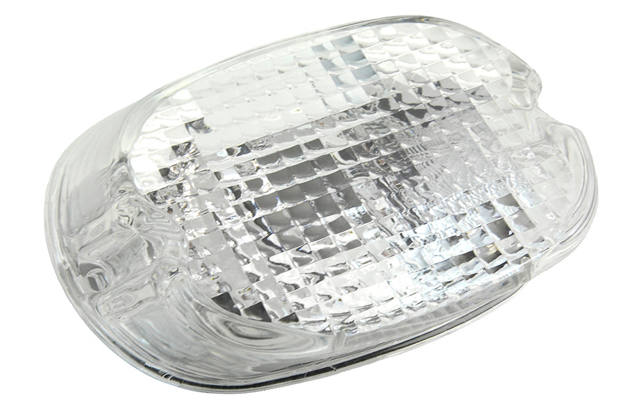 HARLEY Rücklichtglas, flach, klar, passend für 2004-2007 FLT,