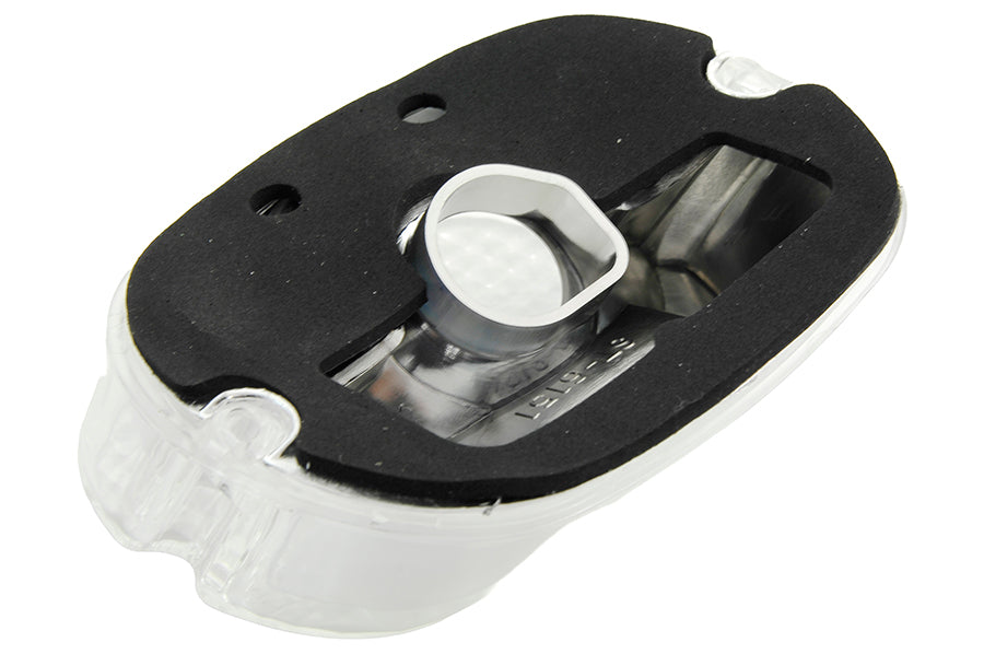 HARLEY Rücklichtglas, flach, klar, passend für 2004-2007 FLT,