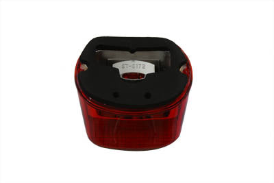 HARLEY Tail Lamp Lens Laydown Style Red Fits 2003-UP FLT,