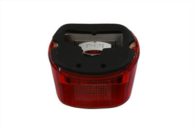 HARLEY Tail Lamp Lens Laydown Style Red Fits 2004-2007 FLT,