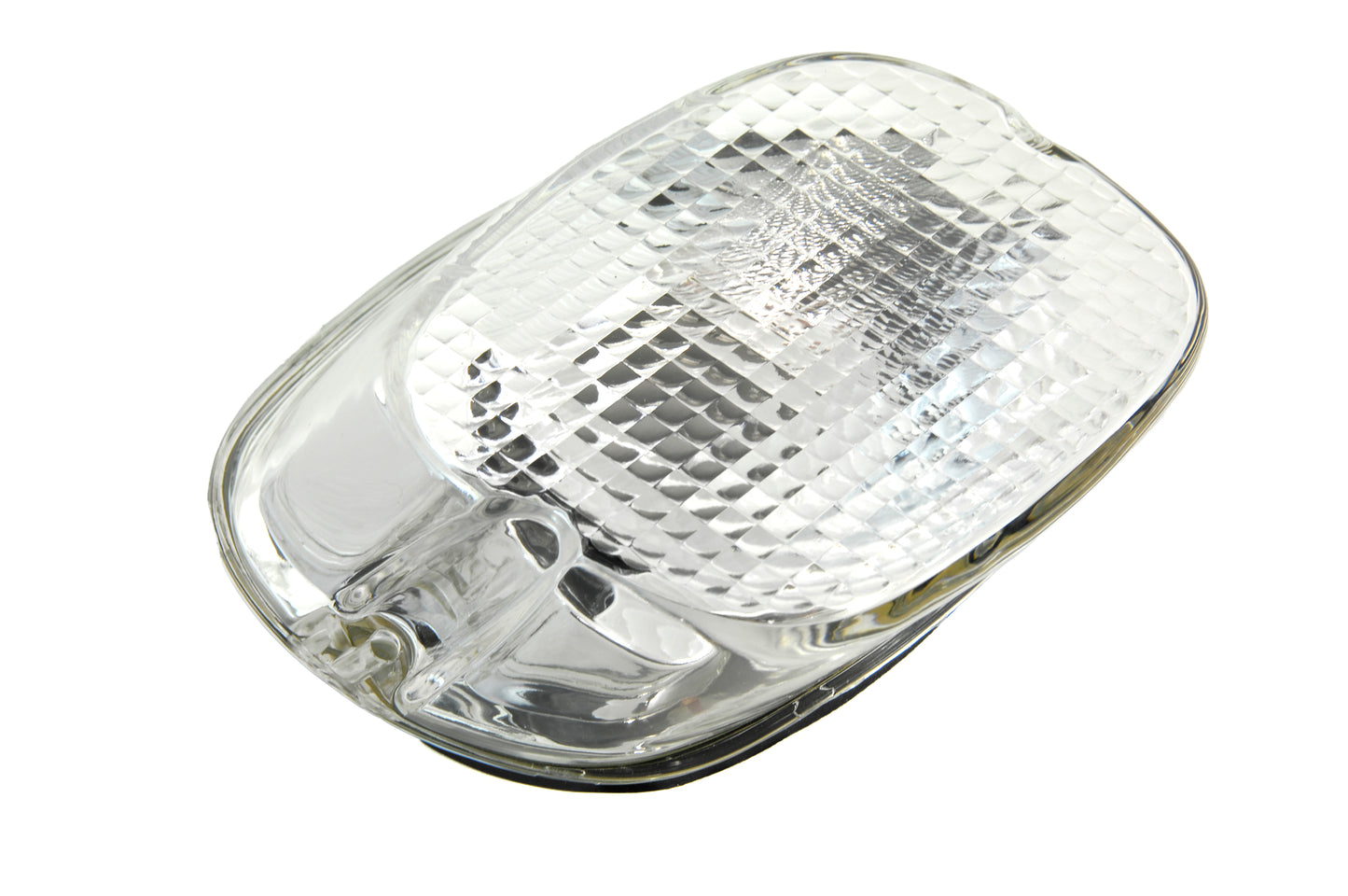 HARLEY Rücklichtglas, flach, klar, passend für FLT ab 2003, Ende 2003