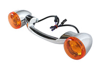 HARLEY Chrome Revox Blinkerleiste mit Lampen Passend für 2000-2017 FLST, 1999-UP FLT, 1999-UP FLHT,