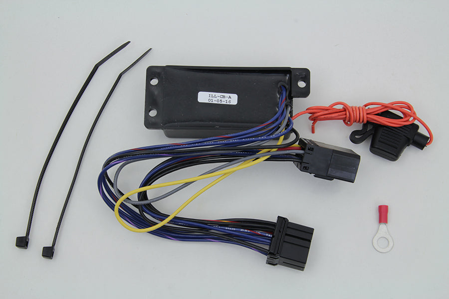 HARLEY Illuminator Turn Signal Module Fits 2011-2017 FLST,   2011-2017 FXST,   2012-2017 FXD,