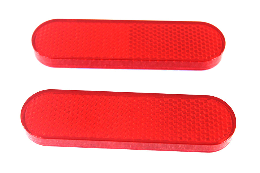 HARLEY Red Reflector Set fits 0-  Custom, Application