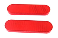 HARLEY Red Reflector Set fits 0-  Custom, Application