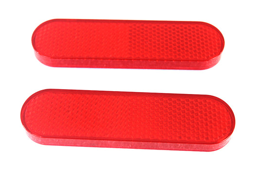 HARLEY Red Reflector Set fits 0-  Custom, Application