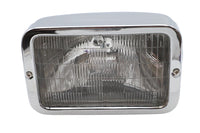 HARLEY 4-1/2 Zoll Scheinwerfer rechteckig Caddy Typ Chrom Passt 0- Custom, Anwendung