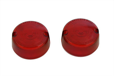 HARLEY Blinkergläser-Set Rot Passend für 1986-1994 FXR, 1986-UP XL, 1991-2017 FXD,