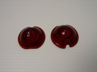 HARLEY Replica Marker Lamp Lens Glass Bullet Style Red fits 0-  Custom, application for bullet style marker lamps