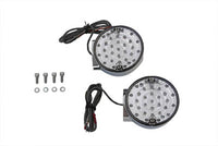 HARLEY LED-Blinker-Set hinten, klares Glas, passend für 1986-UP FLT, 1986-UP FLST,
