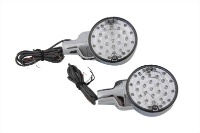 HARLEY LED Blinker-Set hinten Klarglas passend für 1986-UP FLT, 1986-UP FLST,