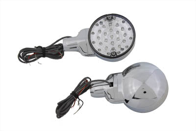 HARLEY LED Blinker-Set hinten Klarglas passend für 1986-UP FLT, 1986-UP FLST,