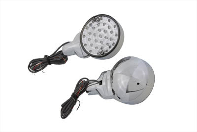 HARLEY LED Blinker-Set hinten Klarglas passend für 1986-UP FLT, 1986-UP FLST,
