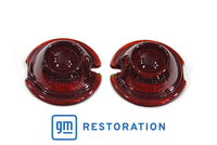 HARLEY Replica Guide Bullet Marker Lamp Set Red fits 1948-1984 FL,   1948-1984 FLH,   1941-1947 FL,
